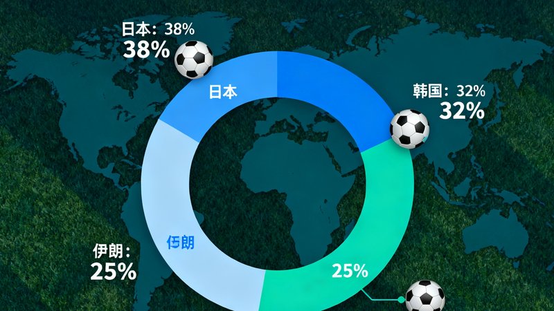 2026世界杯亚洲区预选赛数据报告封面图，展示各队出线概率分析
